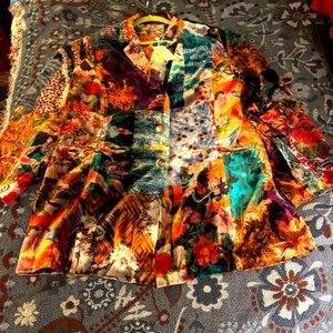 Johnny Was velvet blazer/duster